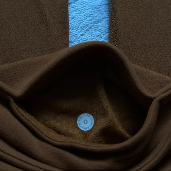 Lululemon Groove Pant Flare Super High-Rise Dark Terracotta Orange Size 0 - Picture 4 of 8